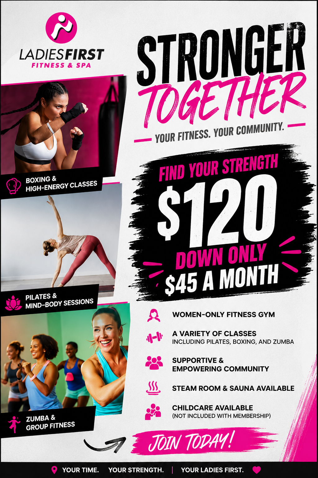 An advertisement for a  membership 