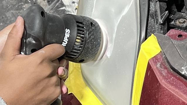 Sanding Headlight