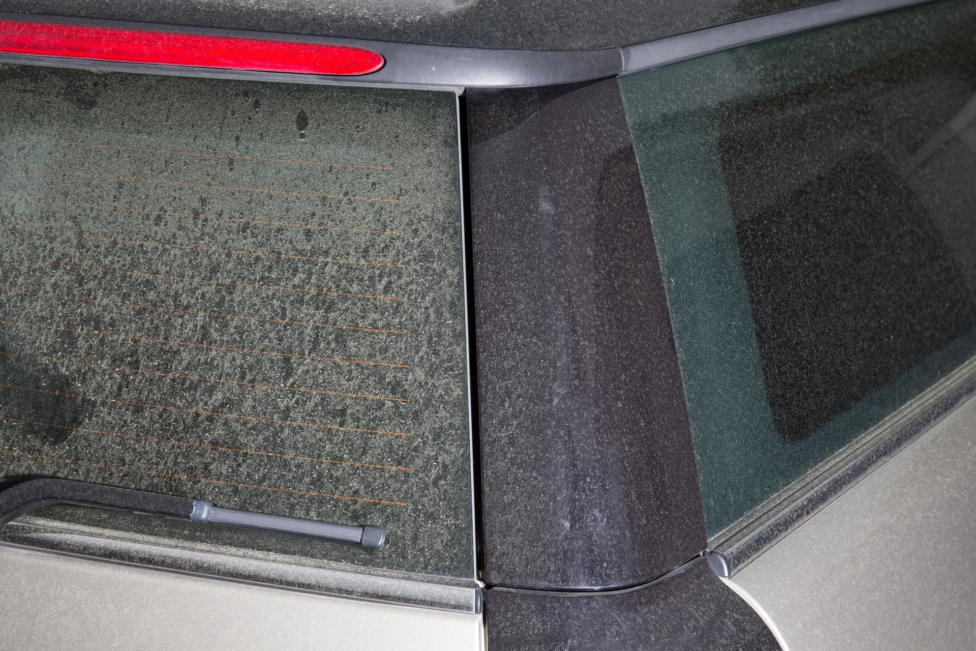 SUV Covered in Pollen