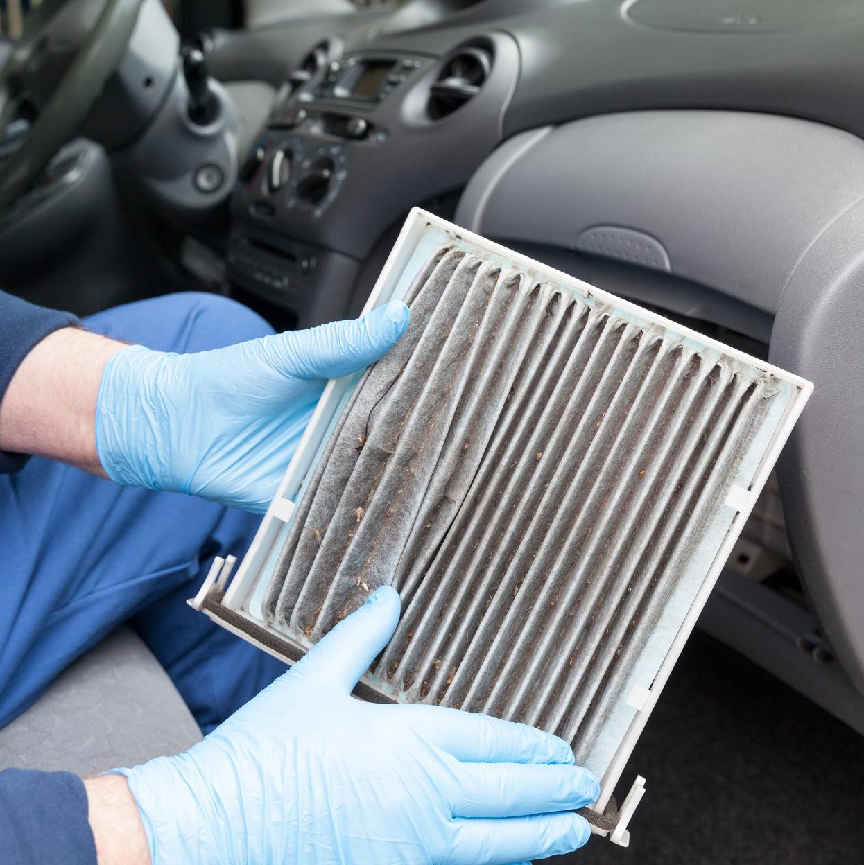 Dirty Cabin Filter