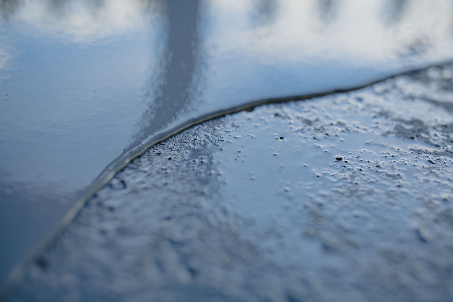 A close-up of a smooth, glossy surface — Western Epoxy Works In Mudgee, NSW