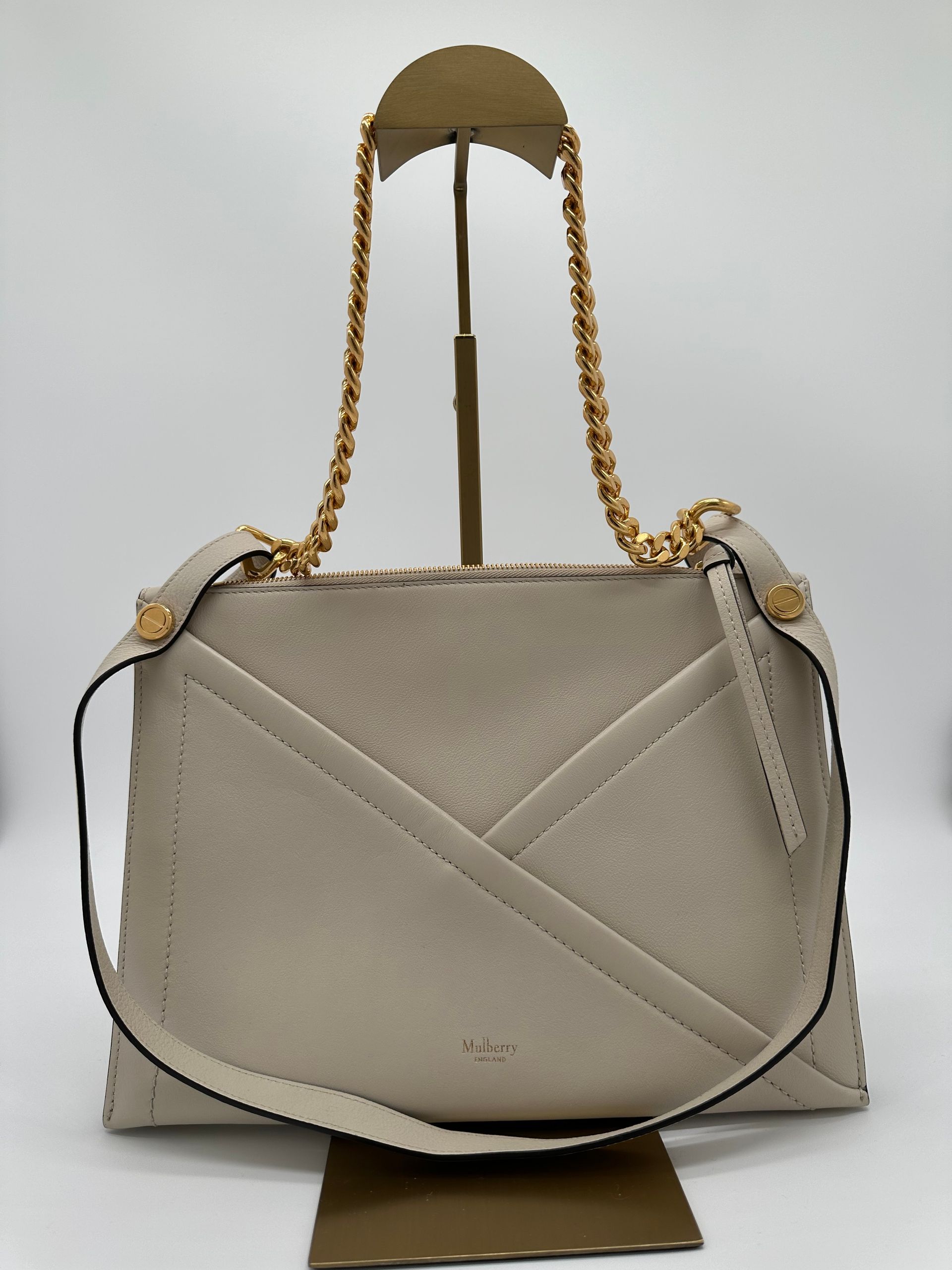 【MULBERRY】M ZIPPER SHOULDER BAG Mulberry M Zipped Shoulder Bag
