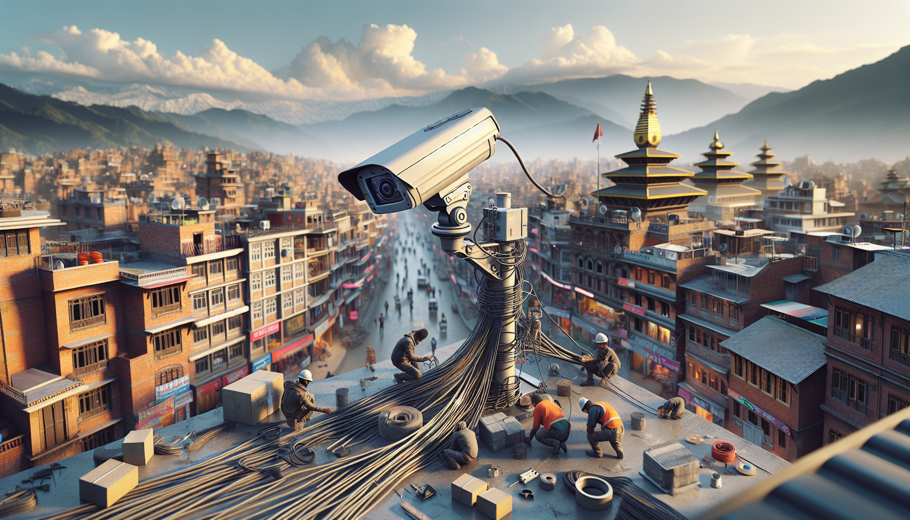 CCTV camera installation in Kathmandu