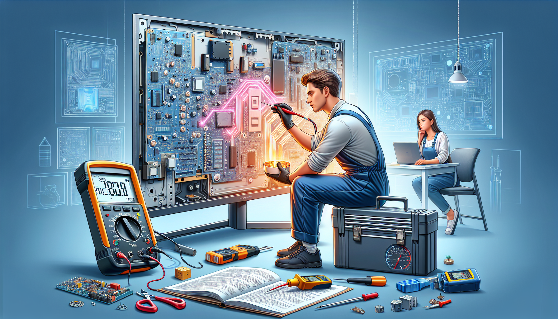 led TV repair training