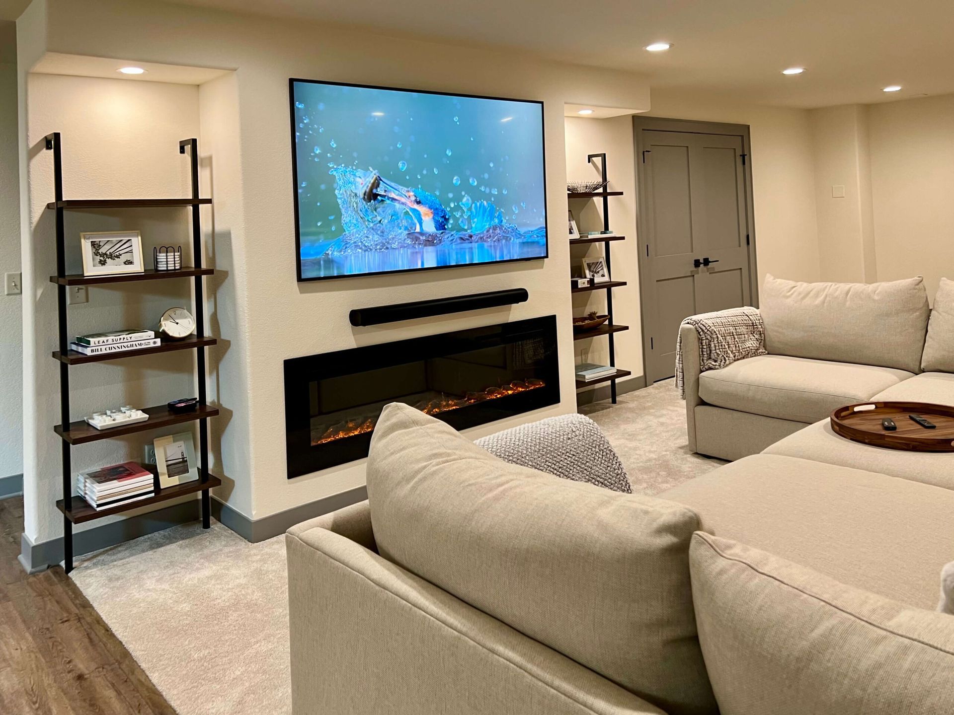 Newly Renovated Basement Living Space