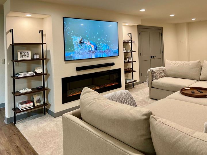 Newly Renovated Basement Living Space