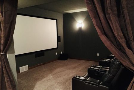 Basement Theater Addition