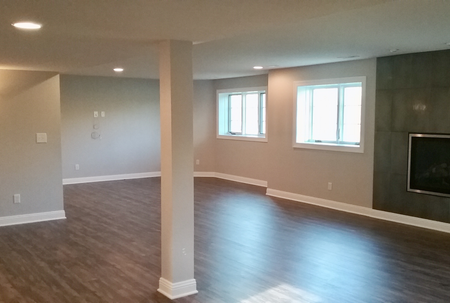 Basement Flooring Installation