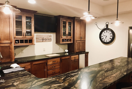 Complete Basement Kitchen Addition