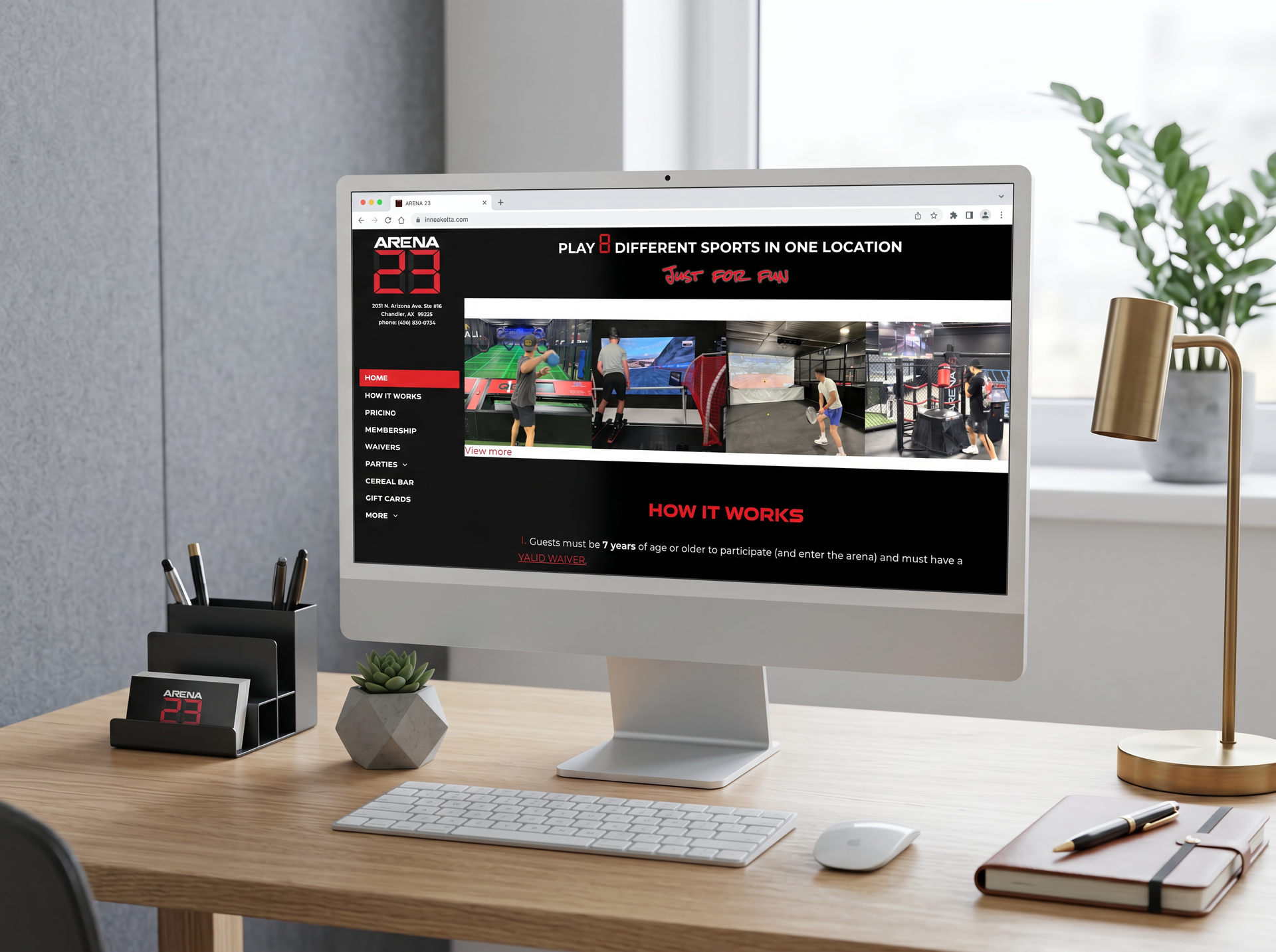 Arena23 website