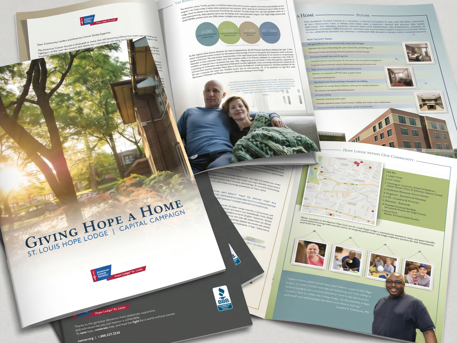 Hope Lodge brochures