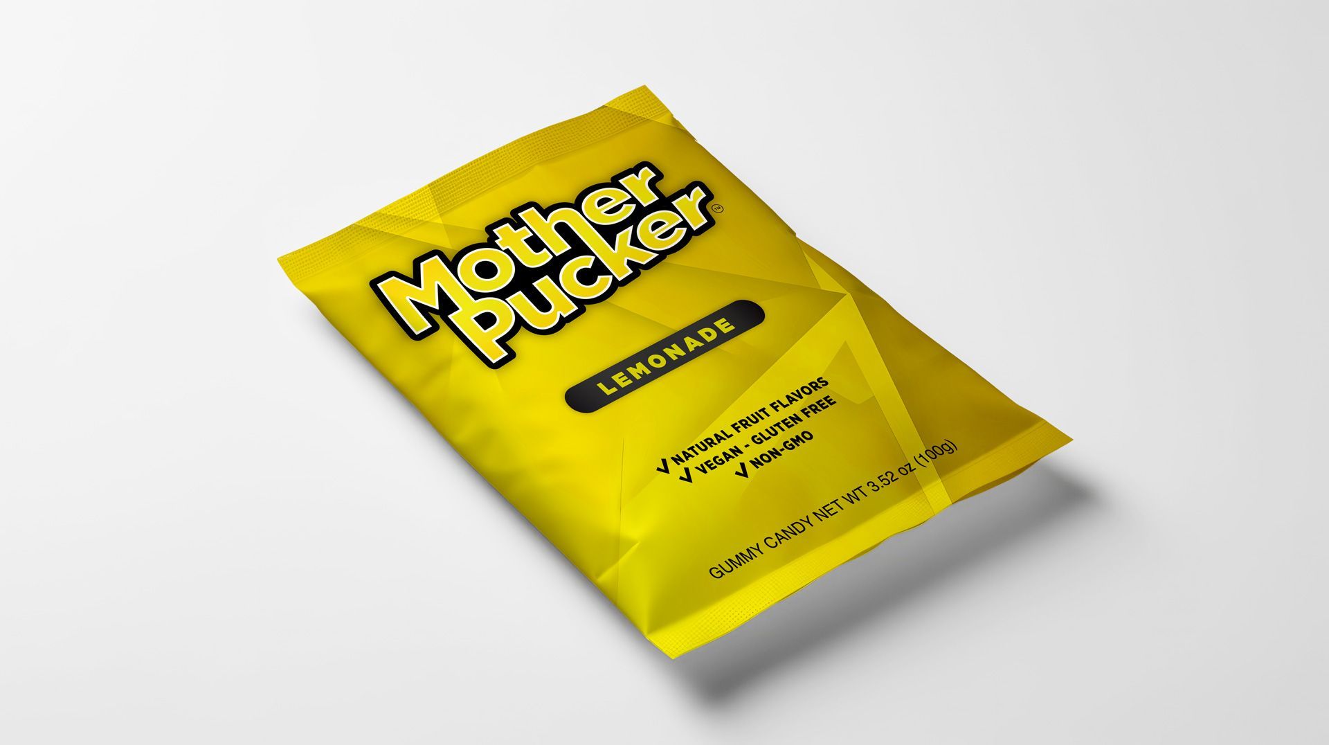 Mother Pucker lemonade packaging render