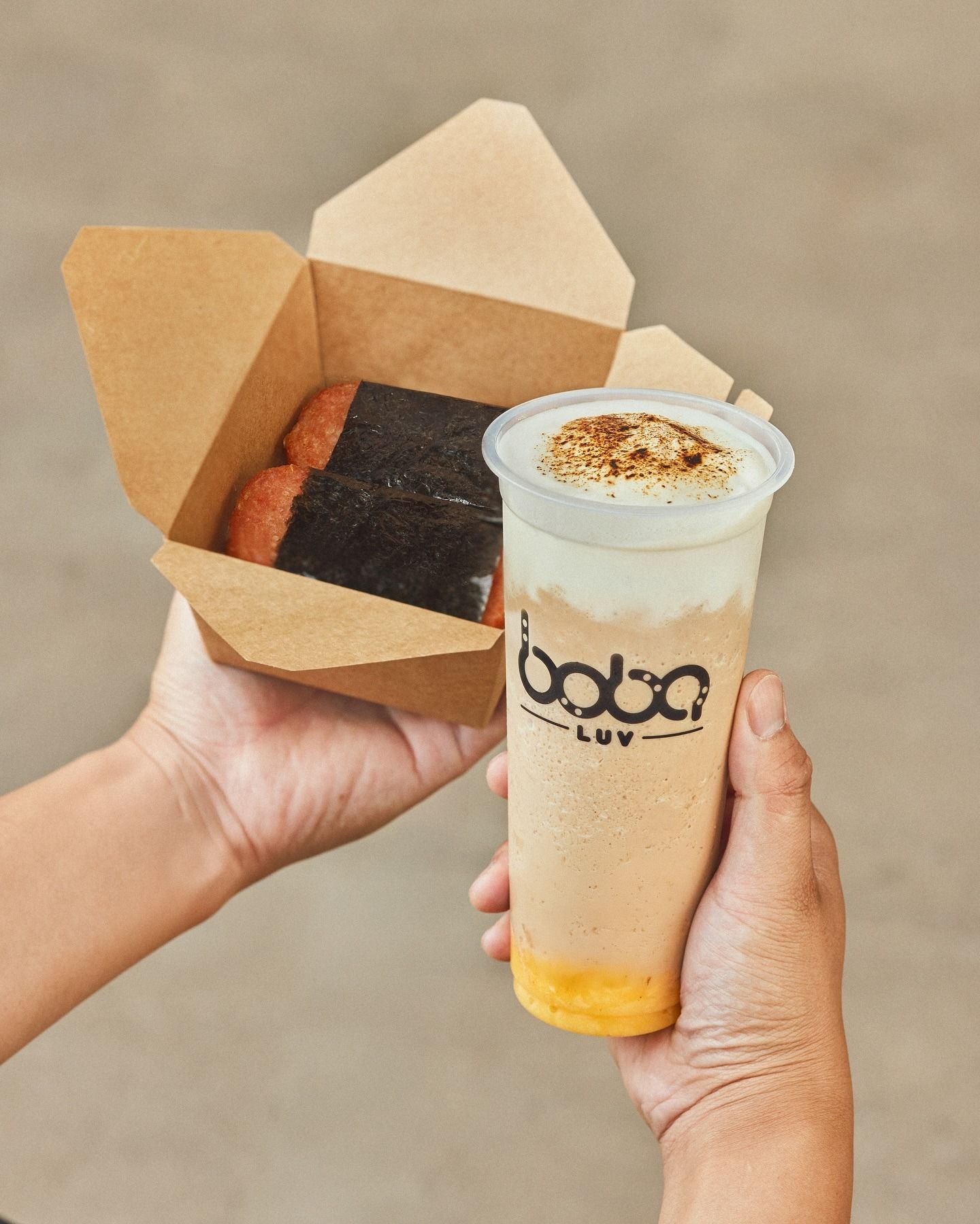 BobaLuv drink and snack