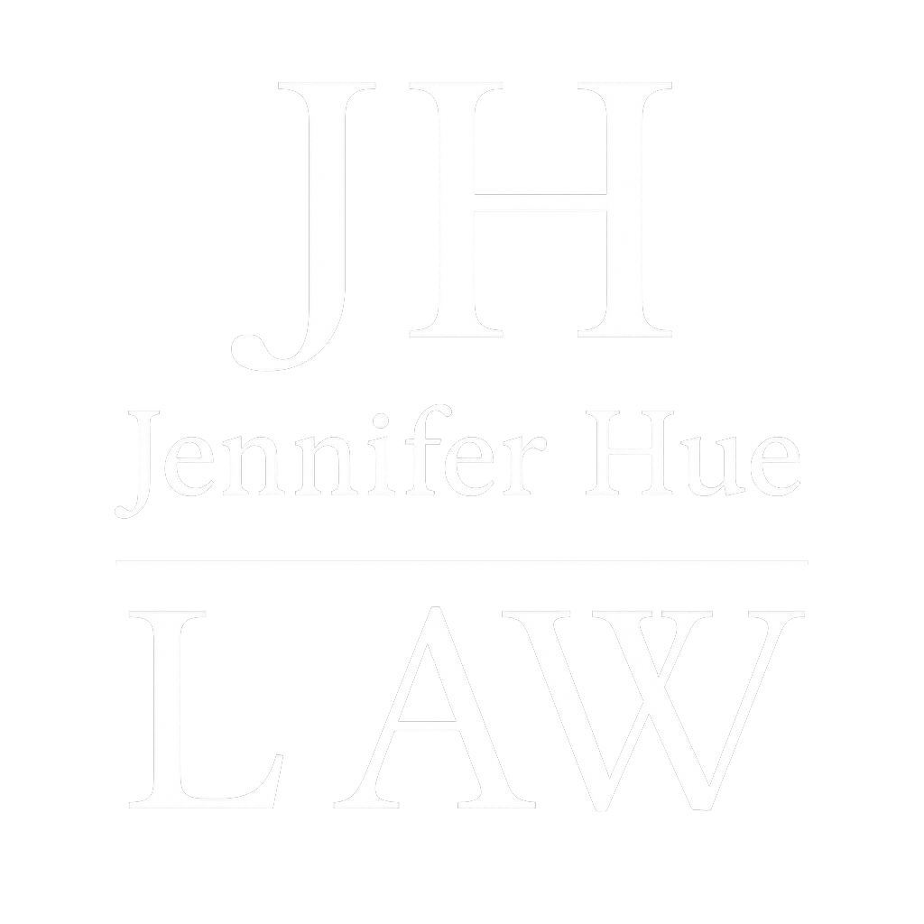 White text logo: 