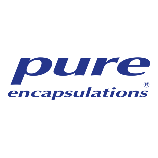 Pure Encapsulations blue logo on a white background