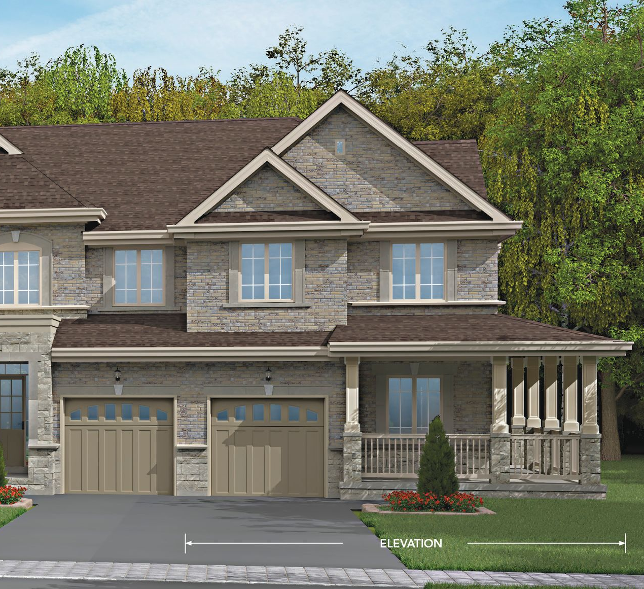 Royal Valley Hillsborough end unit townhome.