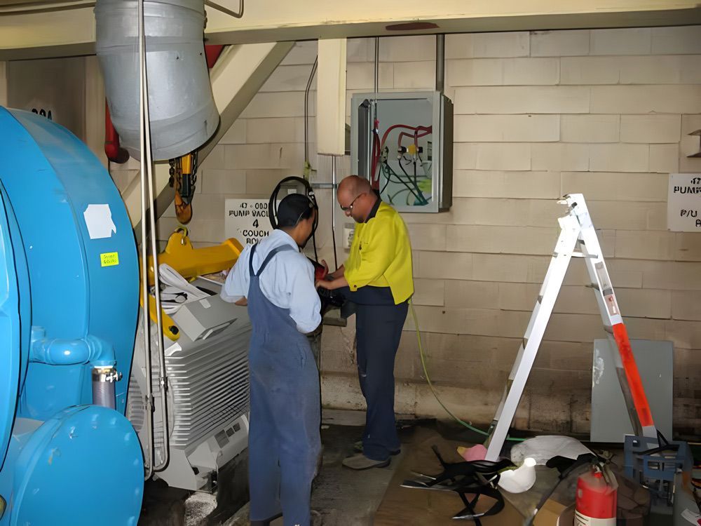 Two Old Staff On Site — Local Electricians in Lavington, NSW