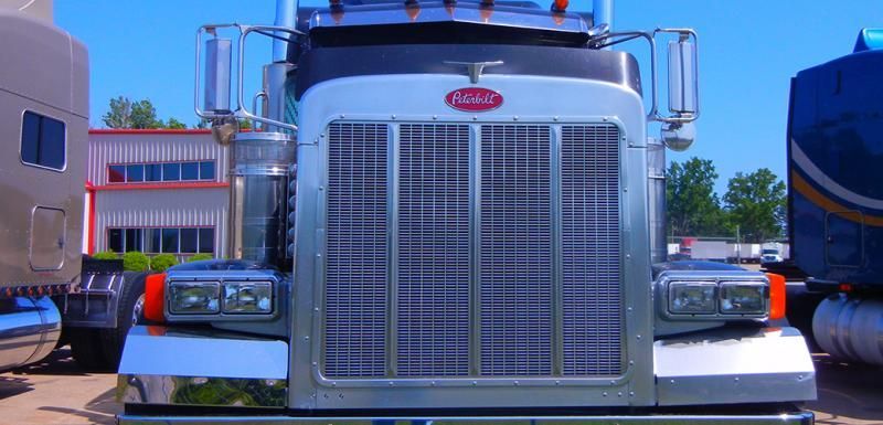 semi front grill truck