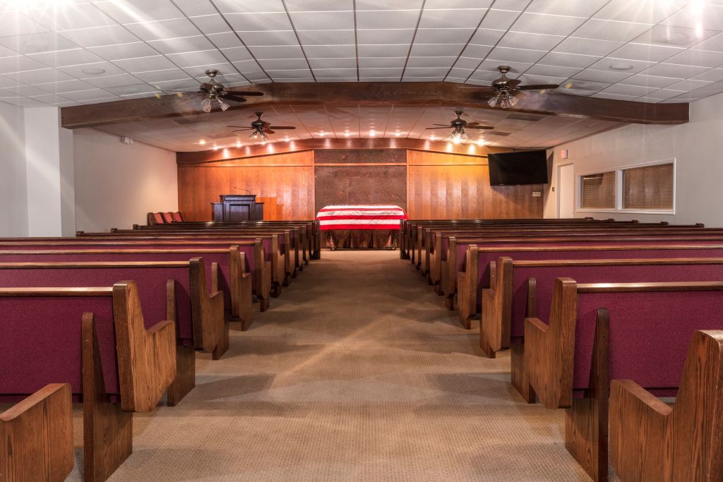 Sneed - Carnley Funeral Chapels Inner Chapel in Lampasas TX