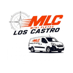 Logo de Mini Fletes Martín con camión azul y texto azul y amarillo.