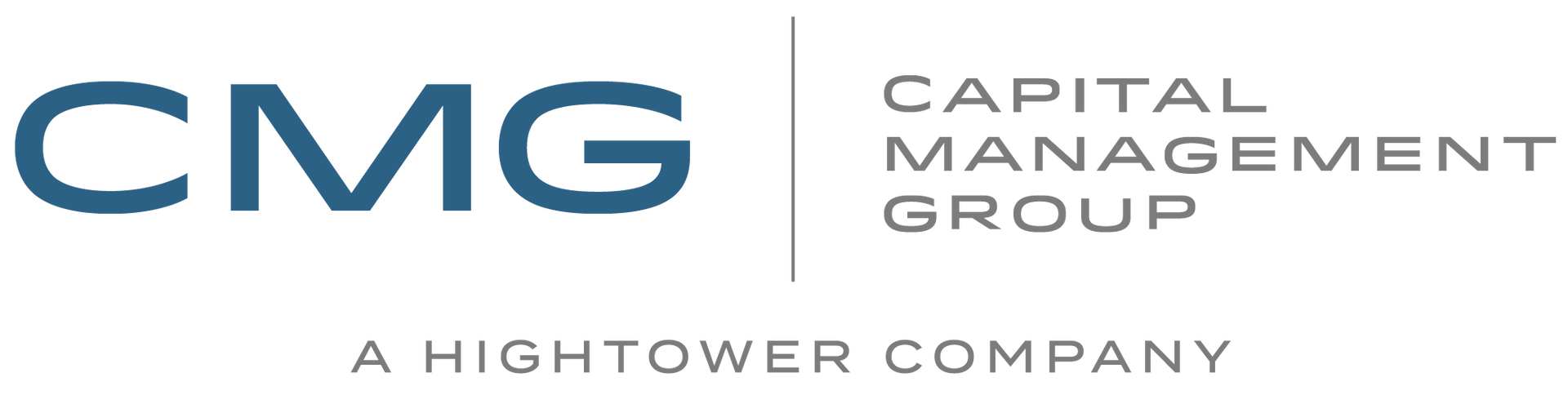 CMG Capital Management Group logo, a Hightower Company. The letters CMG in dark teal. Below is a Hightower Company.