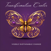 Purple background with gold butterfly in the foreground. 