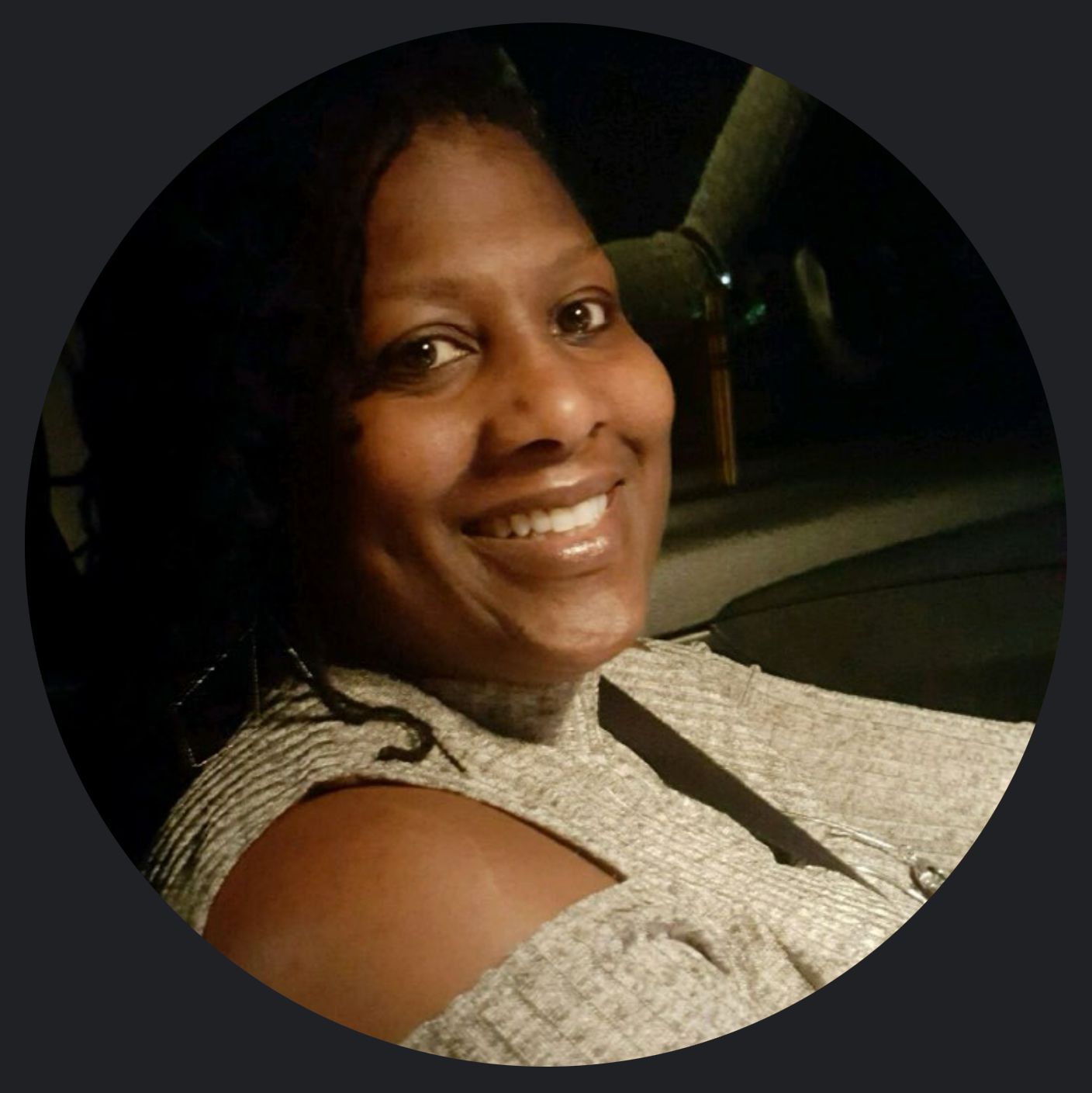 Photo of client smiling at camera
