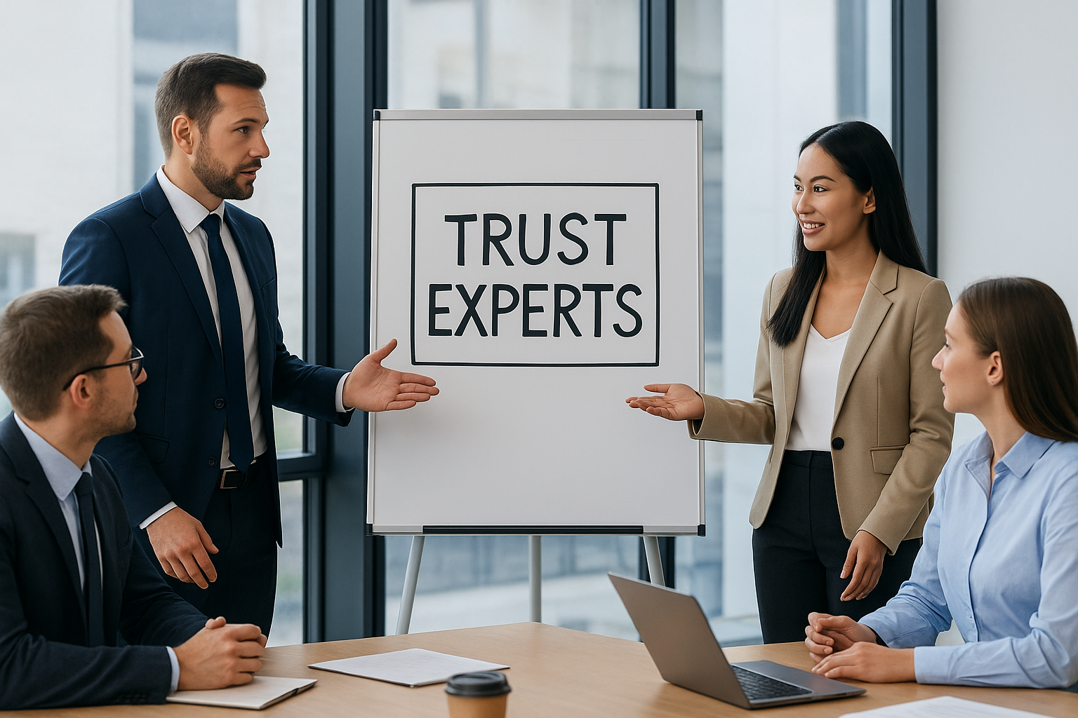Business team presenting 