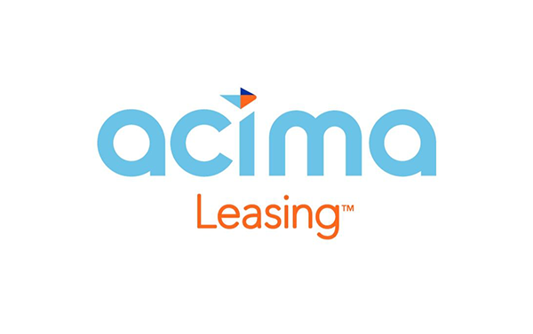 Acima Leasing logo: light blue
