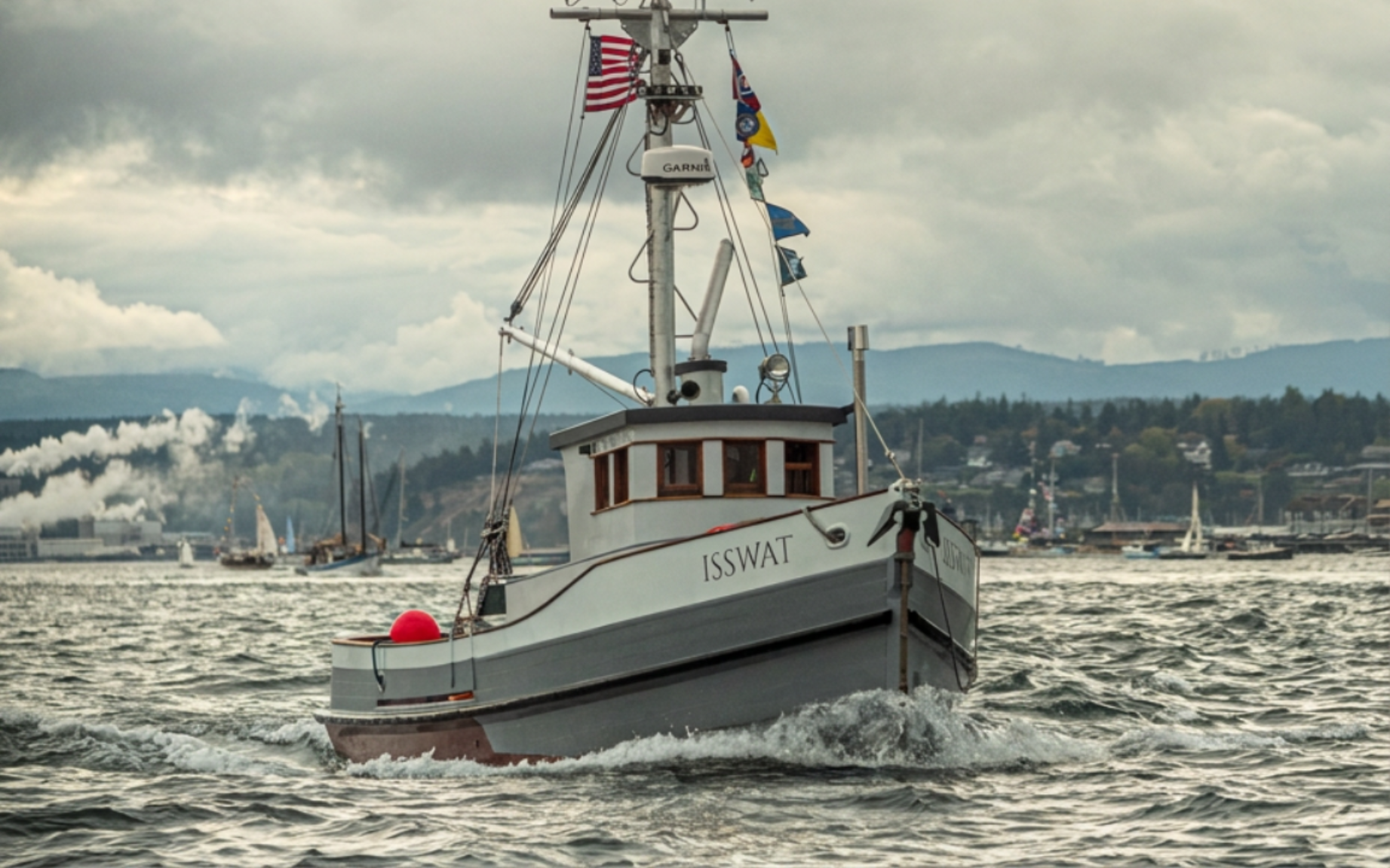 Isswat restored and back on the water.