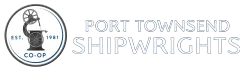 A logo for port townsend shipwrights co-op