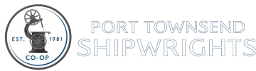 A logo for port townsend shipwrights co-op