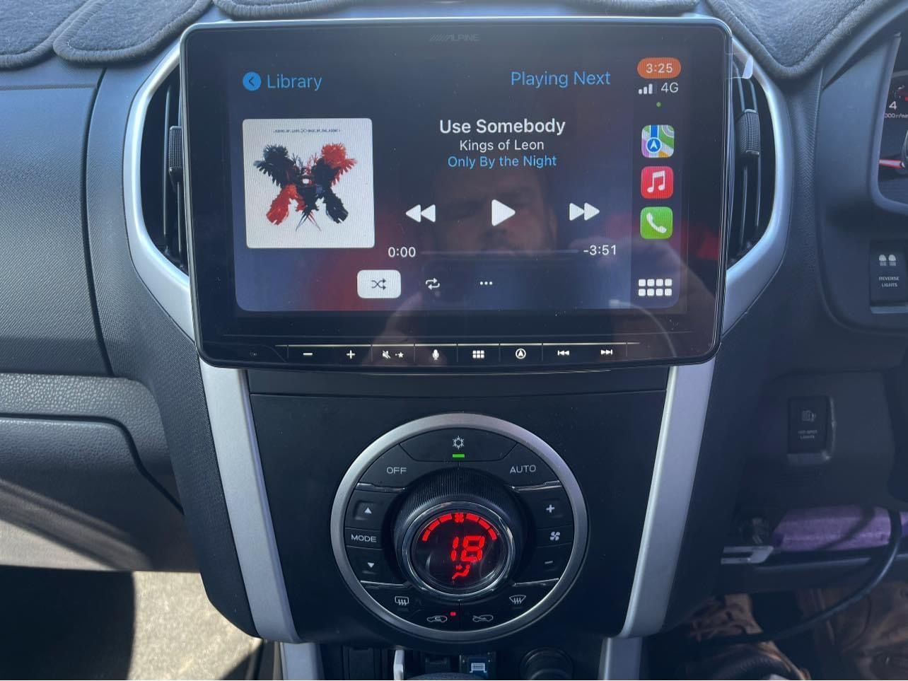 An Alpine Mx Radio Is Sitting On A White Surface — Prestige Automotive NT In Yarrawonga, NT
