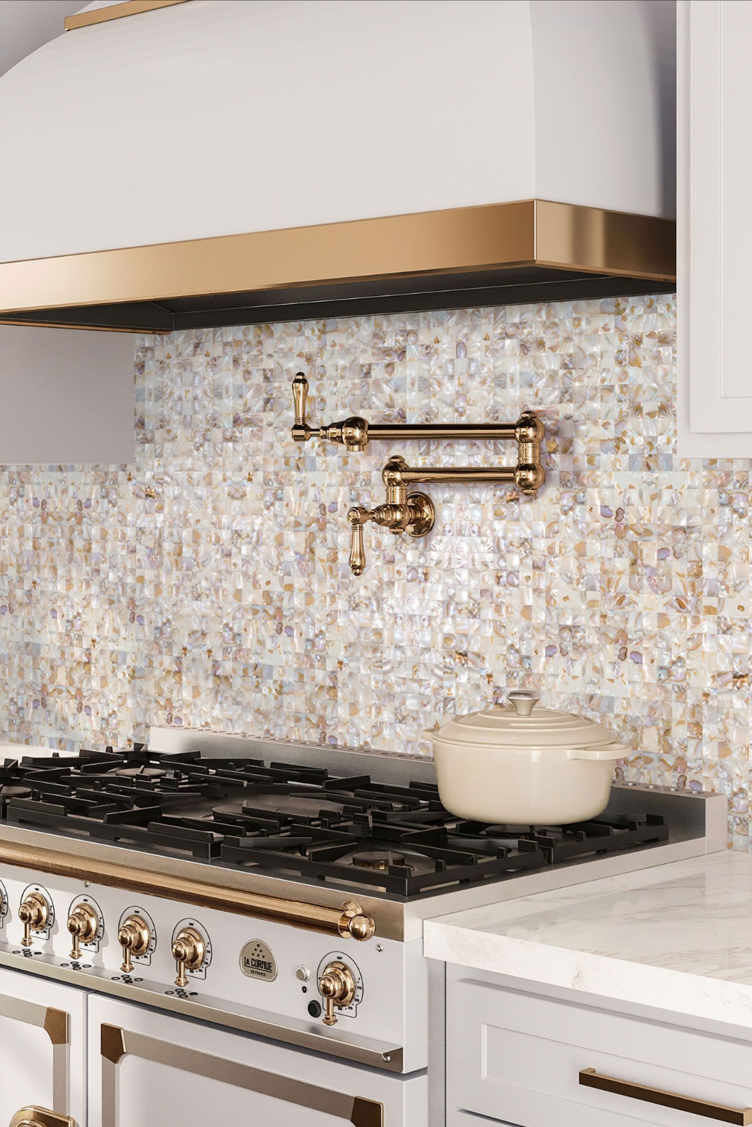 Mother Of Pearl Tiles — Stone Arc in Kincumber, NSW