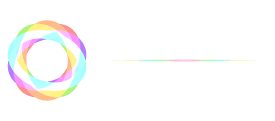 Pastelkleurig ringlogo van Center of the Soul op een witte achtergrond.