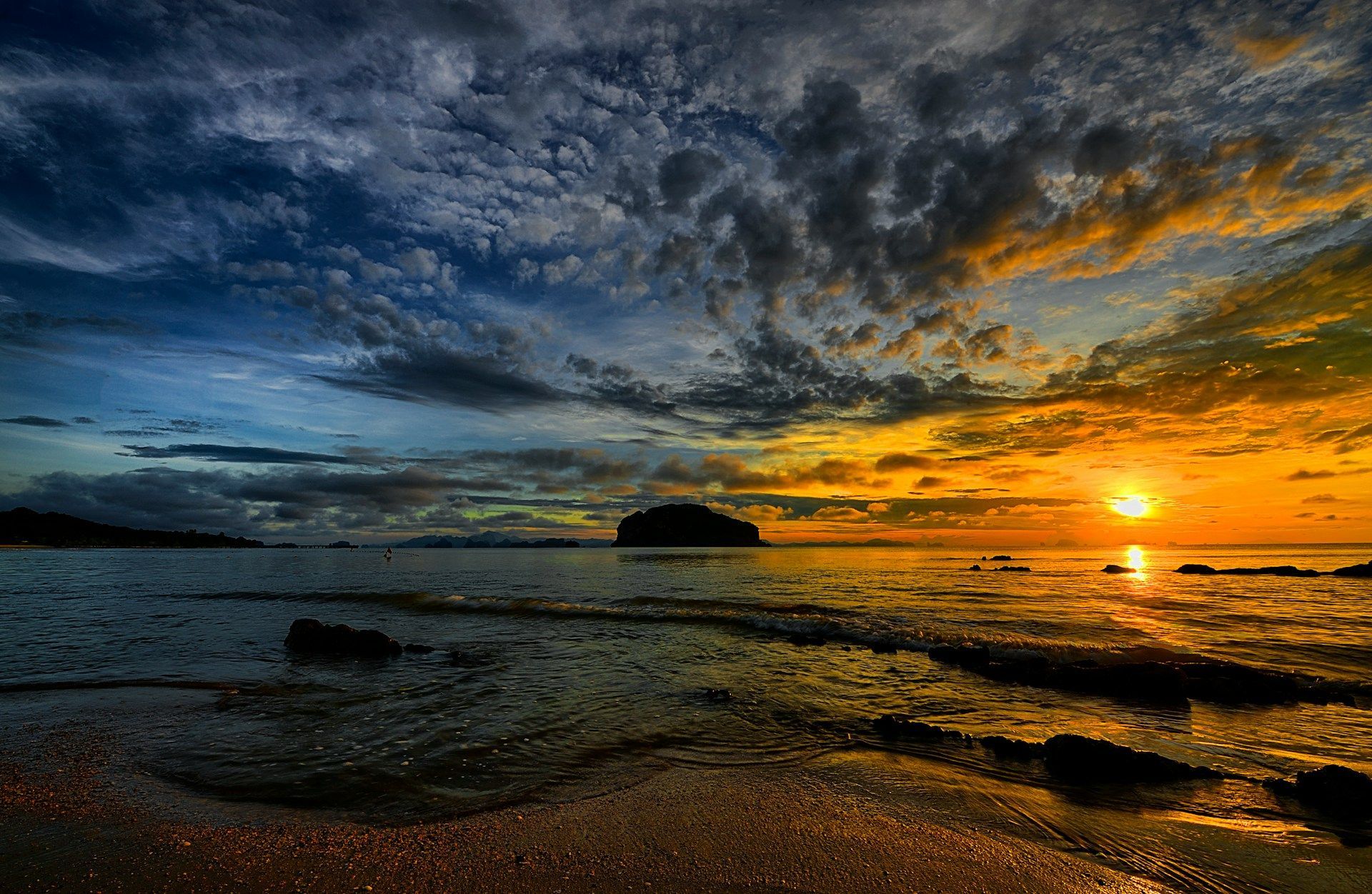 Sunset in Budva, Montenegro