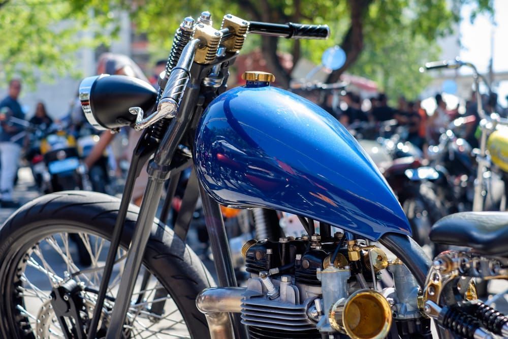 A motorcycle