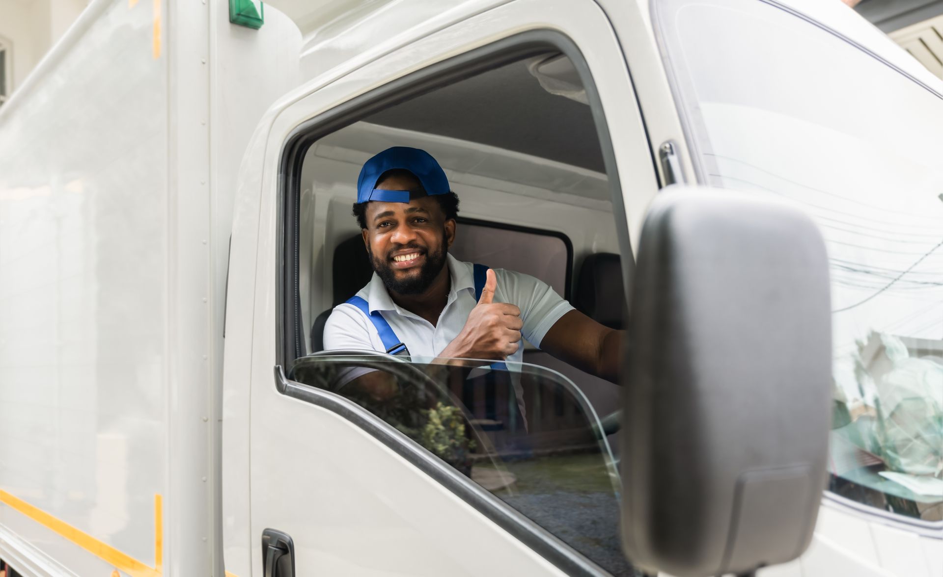 Smiling Truck Driver