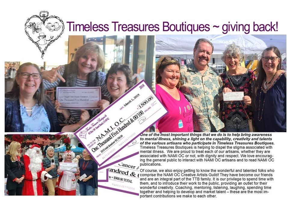 Timeless Treasures Boutiques support NAMI OC Timeless Treasures Boutiques support NAMI OC