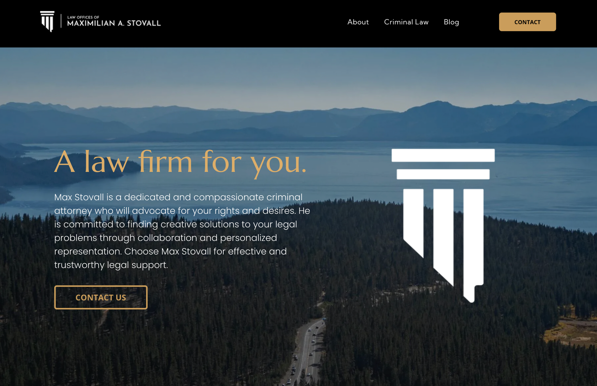 Max Stovall Website Design