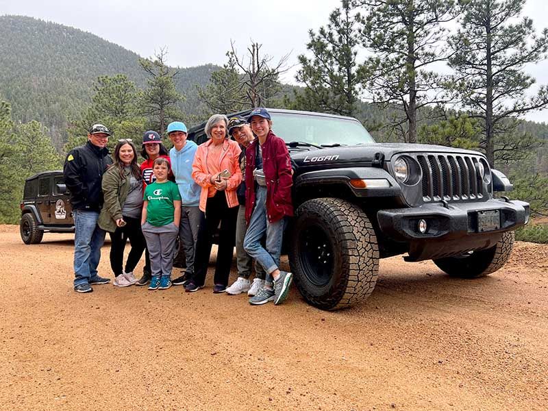 Garden of the Gods, Manitou Springs, and Old Stage Road Jeep tour.