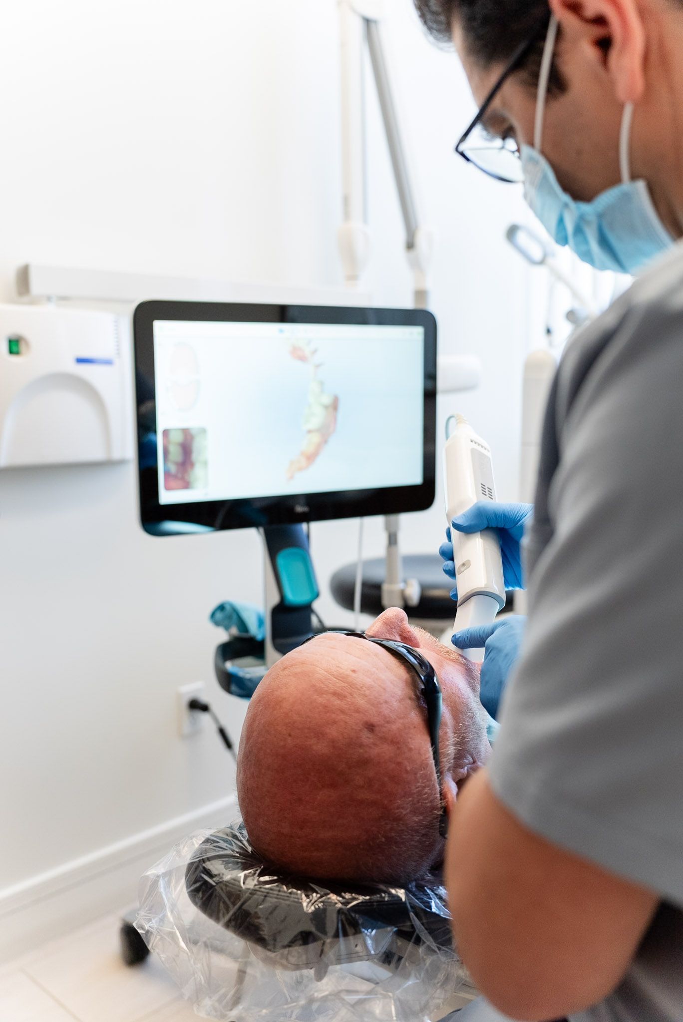 Digital scan for an inlay or onlay at Forever Smile, a Los Angeles dental office