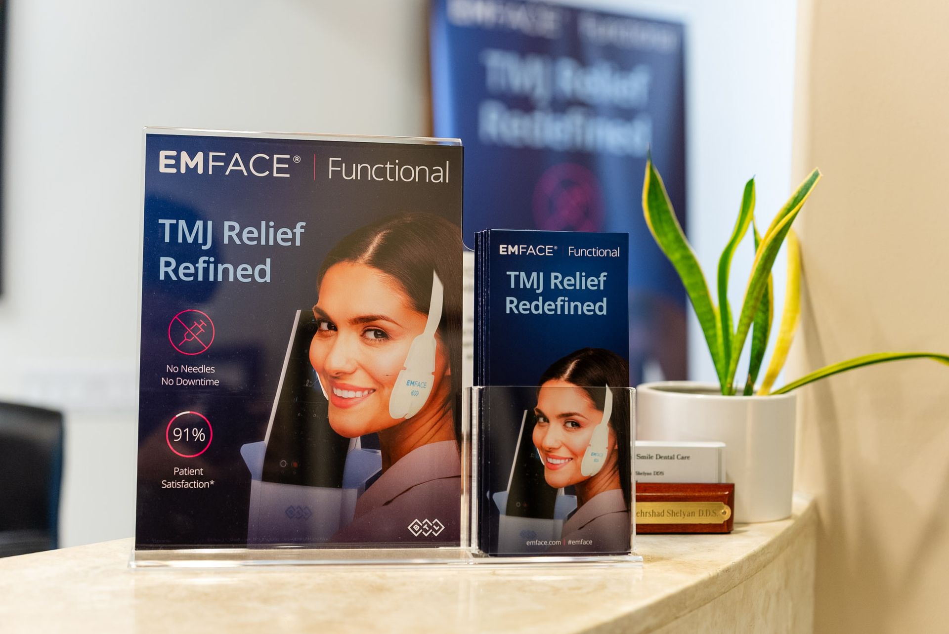 EMFACE TMJ relief information at Forever Smile, a Los Angeles dentist