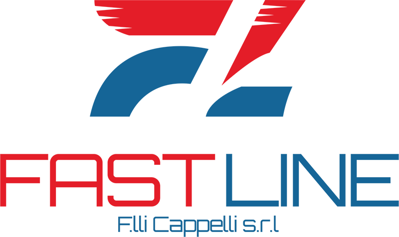 Logo FASTLINE in rosso e blu con la scritta “F.lli Cappelli srl” sotto.