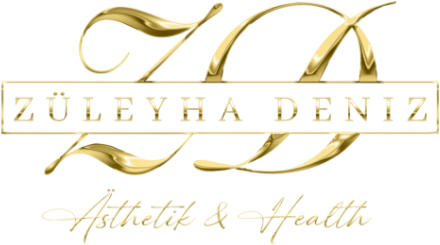 Ein goldenes Logo für ein Unternehmen namens Zuleyha Deniz