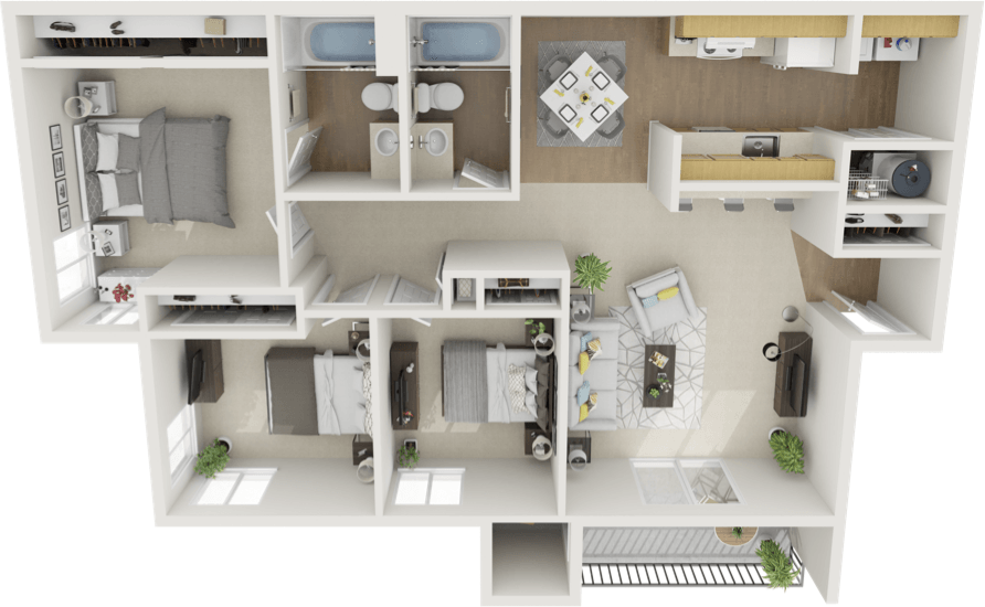 3 Bedroom | 2 Bath