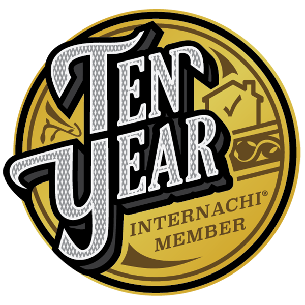 Raptor Inspections PEI Home Inspector Ten Year InterNachi member Logo