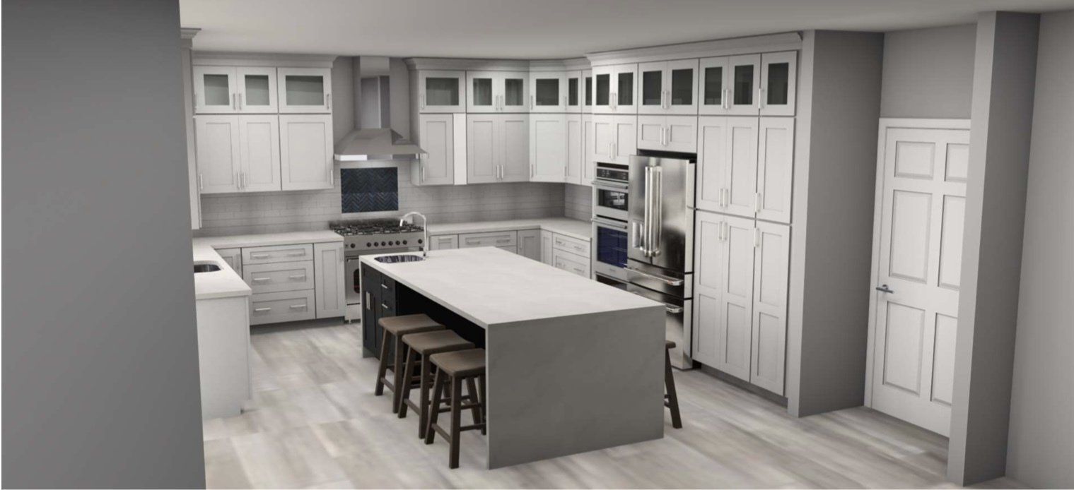 Kitchen 3D Drawing