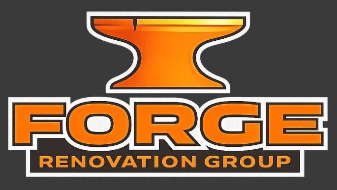 Forge Renovation Group logo in orange, white, and gray with an anvil icon above the text