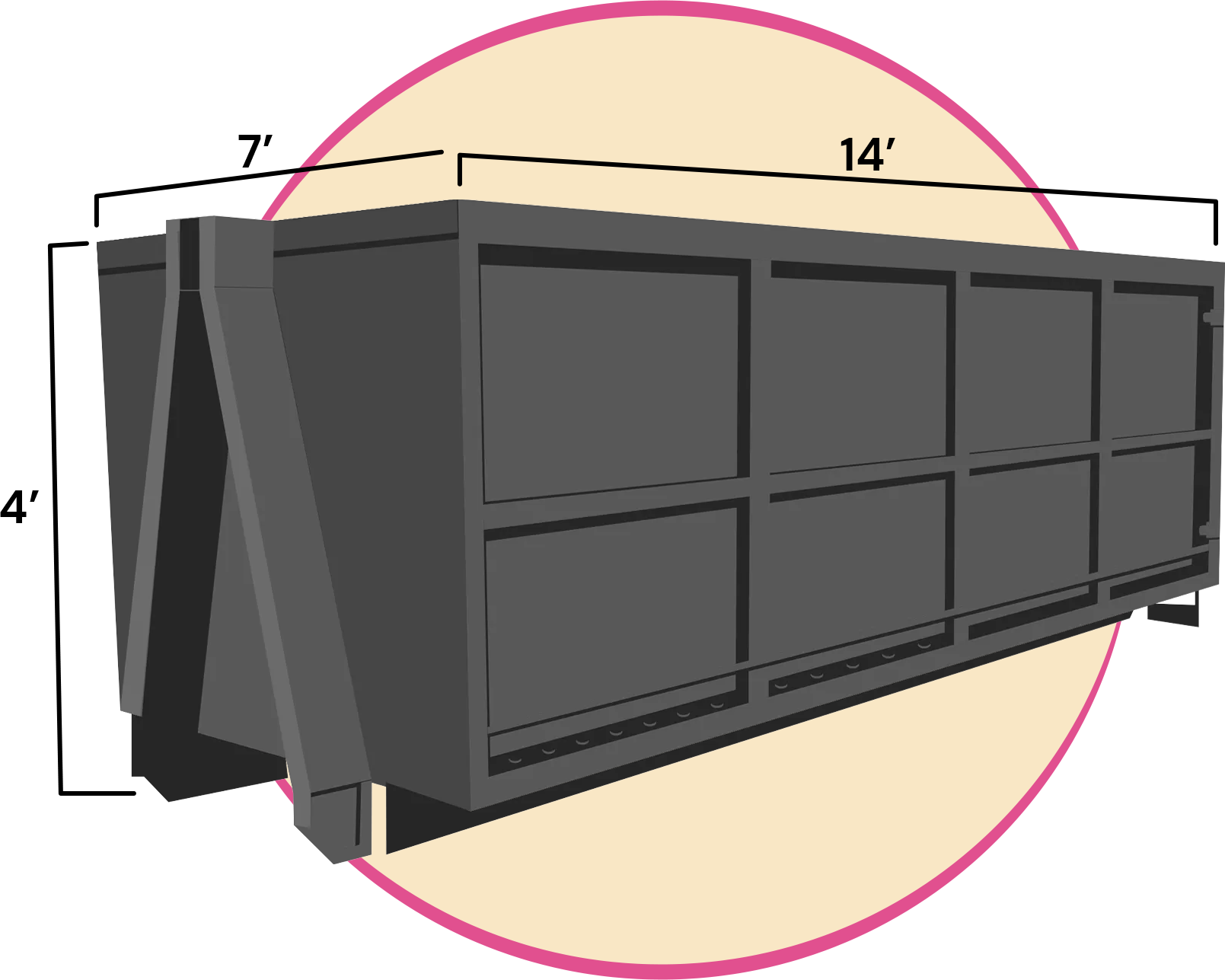 15 yard dumpster